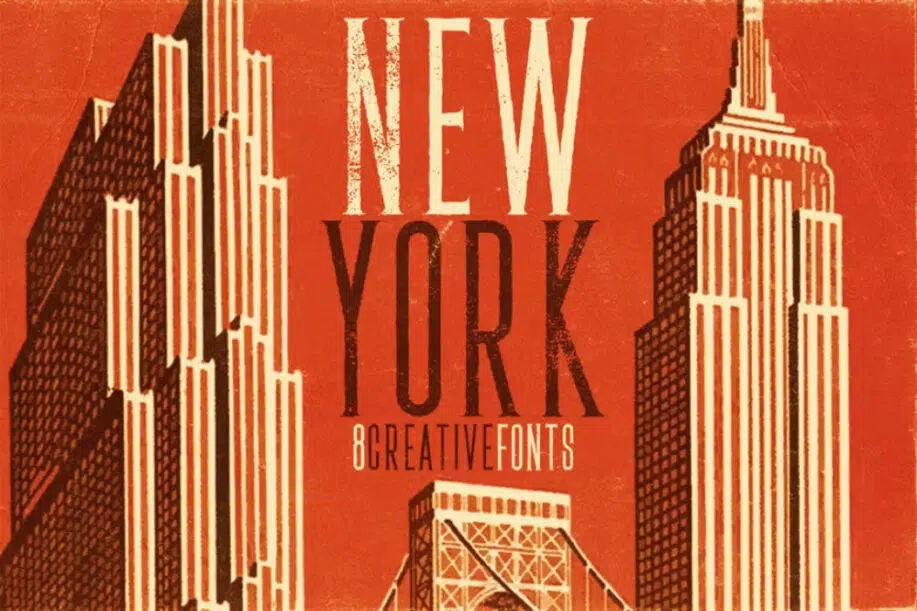 New York Creative Fonts Set