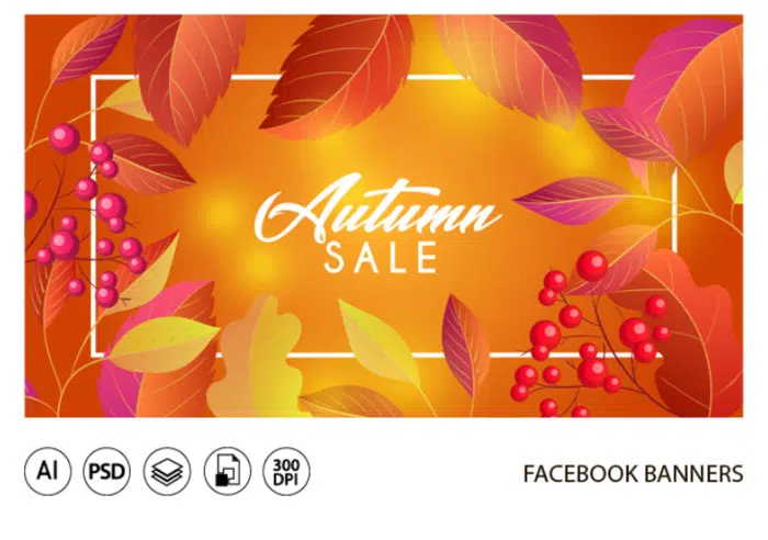 Autumn Sale – Facebook Banner Template Set