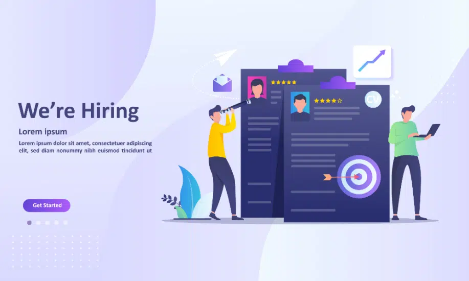 Business Website Hiring Page