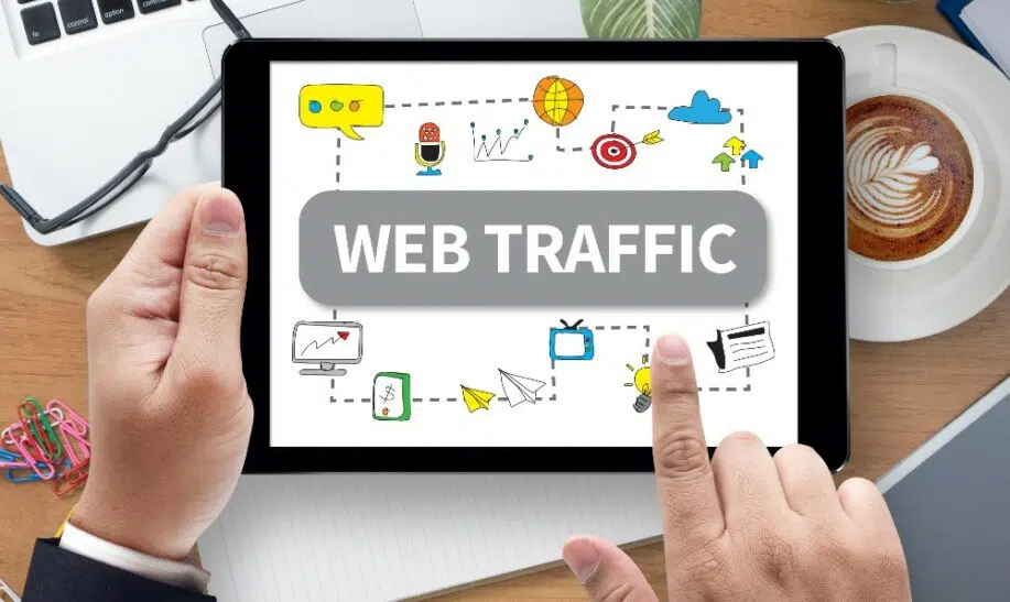 Web Traffic From a Business Website