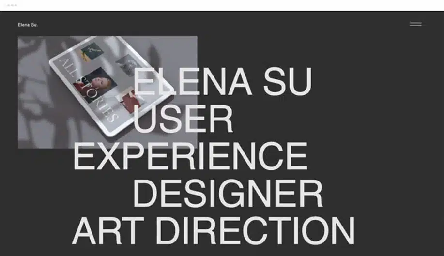 Editor X Website Template - Design Portfolio