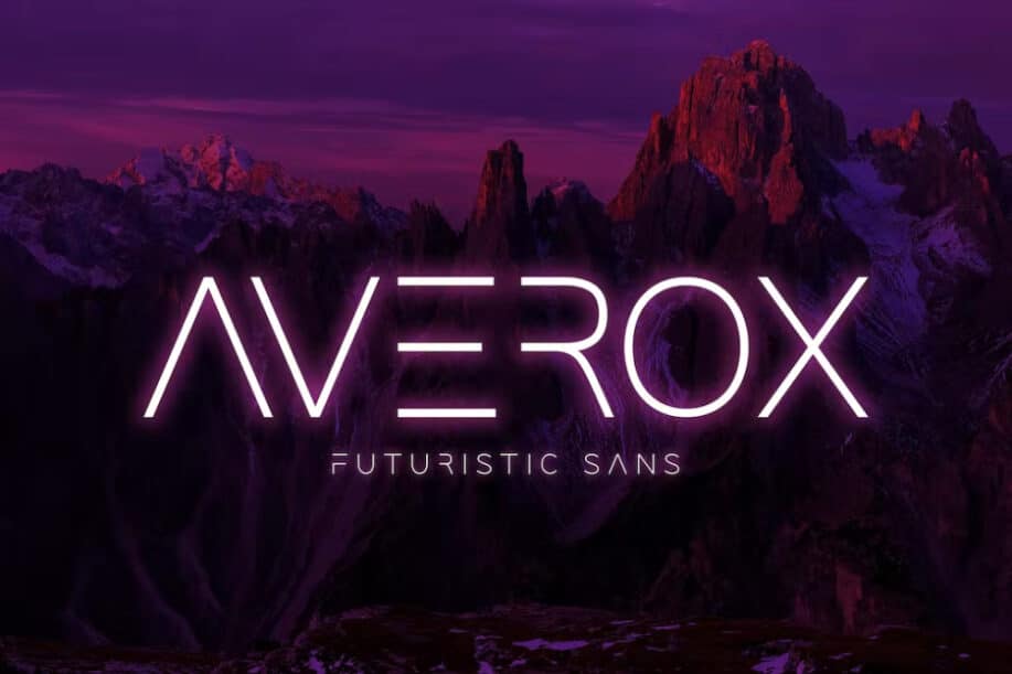Averox – Futuristic Sans