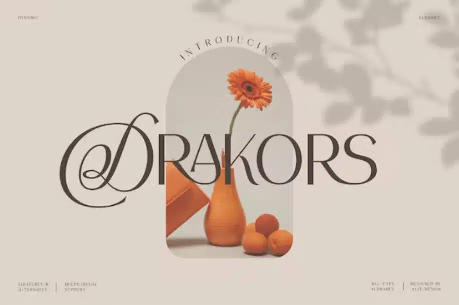 Drakors Elegant Font