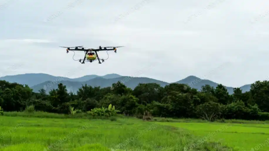 Drones Spraying Fertilizers