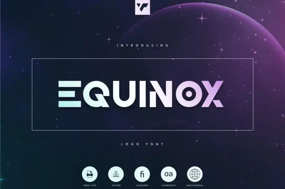 Equinox – Logo Font