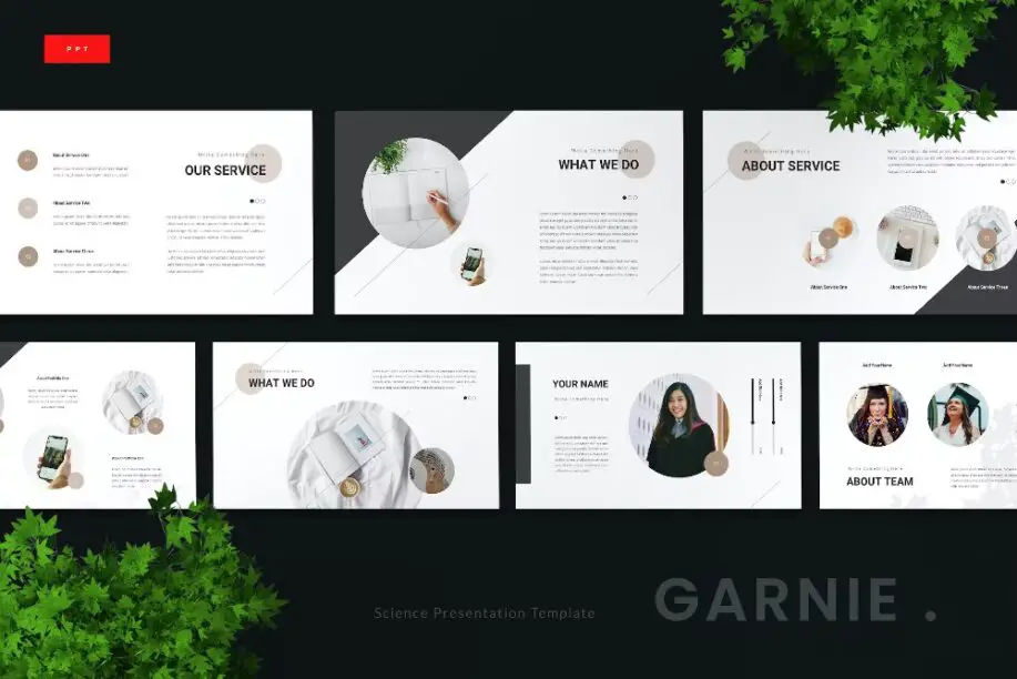 Garnie - Science Powerpoint Template