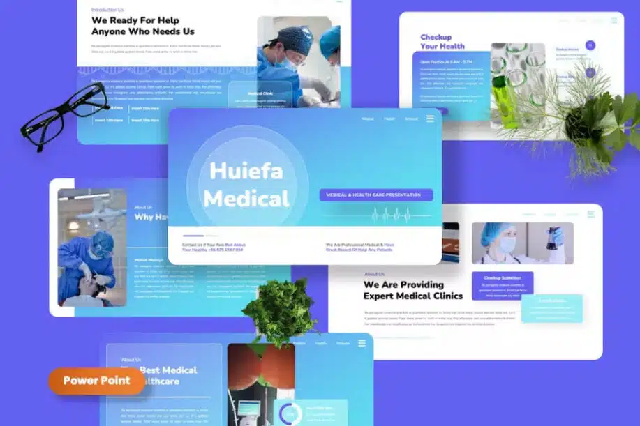 Best Nursing PowerPoint Template: Huiefa