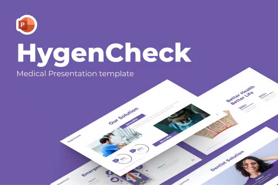 Best Nursing PowerPoint Template: HygenCheck