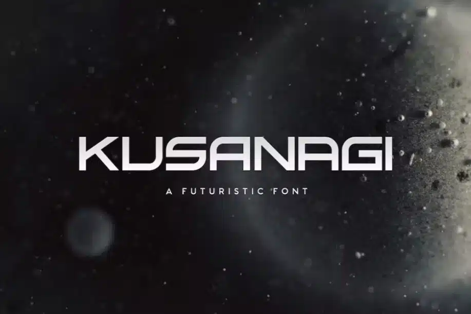 Kusanagi – Futuristic Font