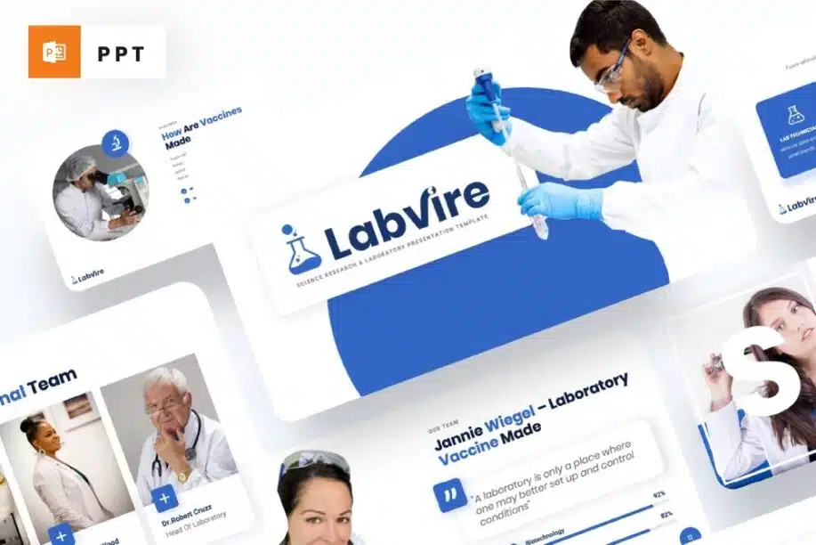 Labvire - Science Research Powerpoint Template
