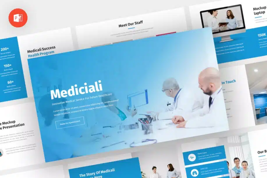 Best Nursing PowerPoint Template: Mediciali
