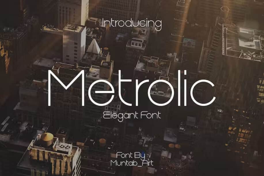 Metrolic - An Elegant Style Font