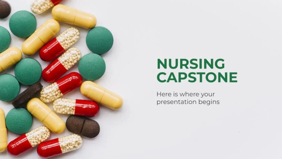 Best Free Nursing PowerPoint Template: Nursing Capstone
