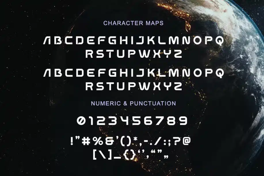 Project 9 - Techno Number Font