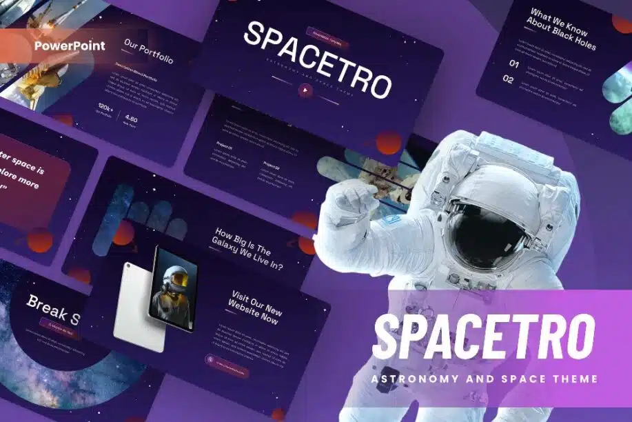 Spacetro - Astronomy & Space Powerpoint Template