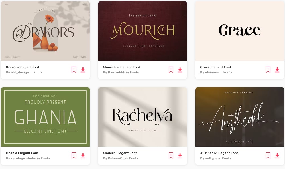 20+ Best Elegant Fonts for Designers (Free Download Available)