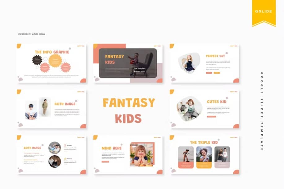 Fantasy Kids Google Slides Template