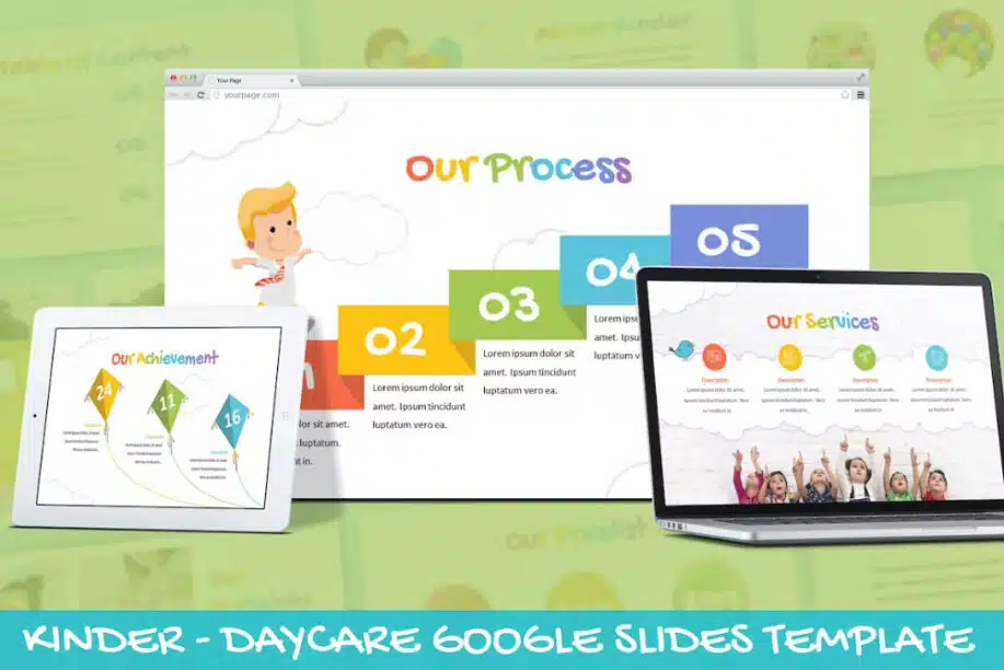 Kinder - A Daycare Google Slides Template