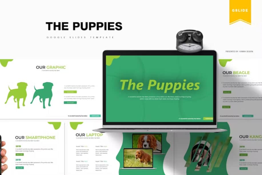 The Puppies Google Slides Template