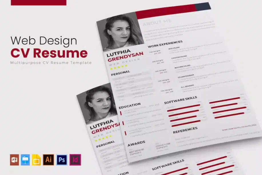Web Design CV and Resume
