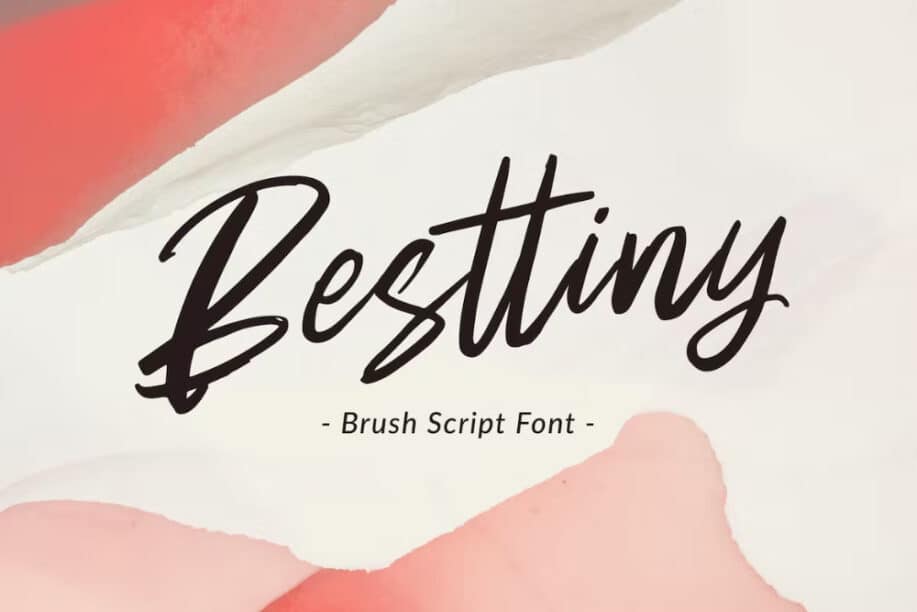 Besttiny - Brush (Script Type) Font