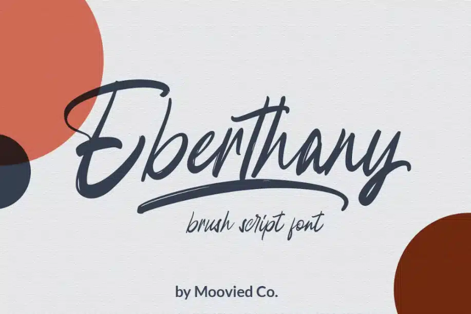 Eberthany - Modern Signature Brush Font