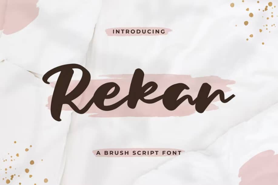 Rekan - A Handwritten Brush Script